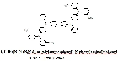 4,4′-Bis[N-{4-(N,N-di-m-tolylamino)Phenyl}-N-Phenylamino]Biphenyl Industrial Grade White Powder for Organic Synthesis