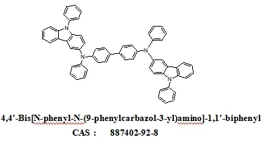 4,4'-Bis[N-Phenyl-N-(9-phenylcarbazol-3-yl)Amino]-1,1'-Biphenyl 887402-92-8 Industrial Grade White Powder