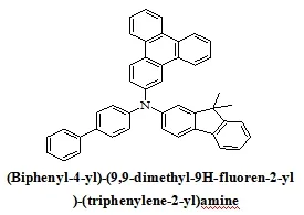 (Biphenyl-4-yl)-(9,9-dimethyl-9H-fluoren-2-yl)-(triphenylene-2-yl) Amine Electron Grade Powder for Organic Synthesis