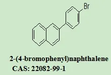 2- (4-bromophenyl) Naphthalene 22082-99-1 98% Purity OLED Intermediate White Solid Powder
