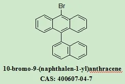 OLED Intermediate 10-Bromo-9-(naphthalen-1-yl)Anthracene 400607-04-7 with 98% Purity for Industrial Use
