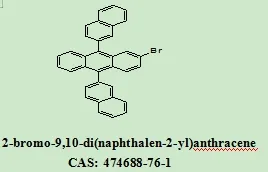 OLED Intermediate 2-Bromo-9,10-Di(naphthalen-2-yl)Anthracene 474688-76-1 with 98% Purity for Industrial Use