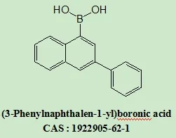 (3-Phenylnaphthalen-1-yl) Boronic Acid 1922905-62-1 98% Purity OLED Intermediate White Solid Powder