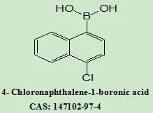 OLED Intermediate 4-Chloronaphthalene-1-Boronic Acid 147102-97-4 with 98% Purity for Industrial Use