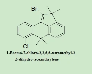OLED Intermediates 1-Bromo-7-Chloro-2,2,6,6-Tetramethyl-2,6-Dihydro-Aceanthrylene 98% Purity White Powder