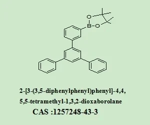 OLED Intermediates 2-[3-(3,5-diphenylphenyl)Phenyl]-4,4,5,5-Tetramethyl-1,3,2-Dioxaborolane 98% Purity Powder 1257248-43-3