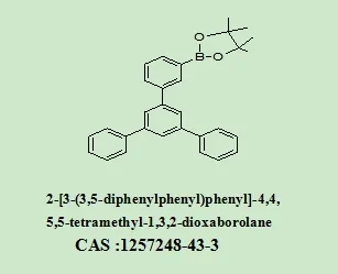 OLED Intermediates 2-[3-(3,5-diphenylphenyl)Phenyl]-4,4,5,5-Tetramethyl-1,3,2-Dioxaborolane 98% Purity Powder 1257248-43-3