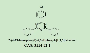 OLED Intermediates 2-(4-Chloro-phenyl)-4,6-Diphenyl-[1,3,5]Triazine 3114-52-1 with 98% Purity for Industrial Use