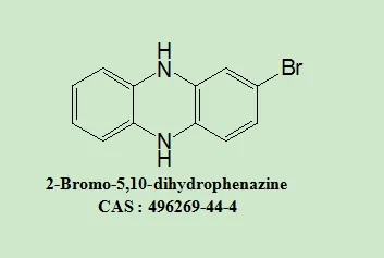 OLED Intermediates 2-Bromo-5,10-Dihydrophenazine 496269-44-4 with 98% Purity White Powder
