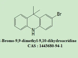 OLED Intermediates 2-Bromo-9,9-Dimethyl-9,10-Dihydroacridine 1443680-94-1 with 98% Purity for Industrial Use