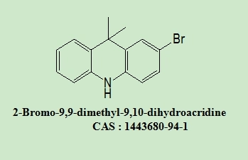 OLED Intermediates 2-Bromo-9,9-Dimethyl-9,10-Dihydroacridine 1443680-94-1 with 98% Purity for Industrial Use