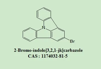 OLED Intermediates 2-Bromo-Indolo[3,2,1-Jk] 1174032-81-5 with 98% Purity White Powder