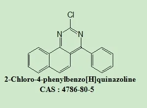 OLED Intermediates 2-Chloro-4-Phenylbenzo[H]Quinazoline 4786-80-5 White Powder Purity >98%