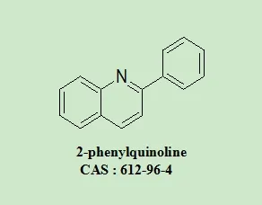 OLED Intermediates 2-Phenylquinoline 612-96-4 with 98% Purity Industrial Grade White Powder