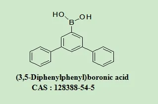 OLED Intermediates (3,5-Diphenylphenyl) Boronic Acid 128388-54-5 98% Purity White Powder for Synthesis