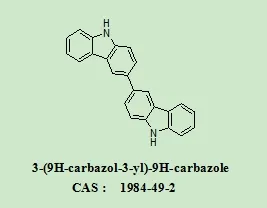 OLED Intermediates 3-(9H-carbazol-3-yl)-9H-Carbazole 1984-49-2 with 98% Purity White Solid Powder