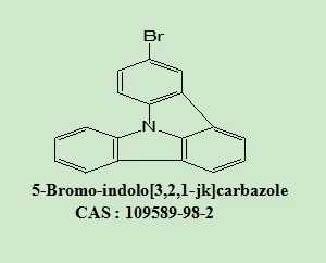 OLED Intermediates 5-Bromo-Indolo[3,2,1-Jk] with 98% Purity CAS 109589-98-2