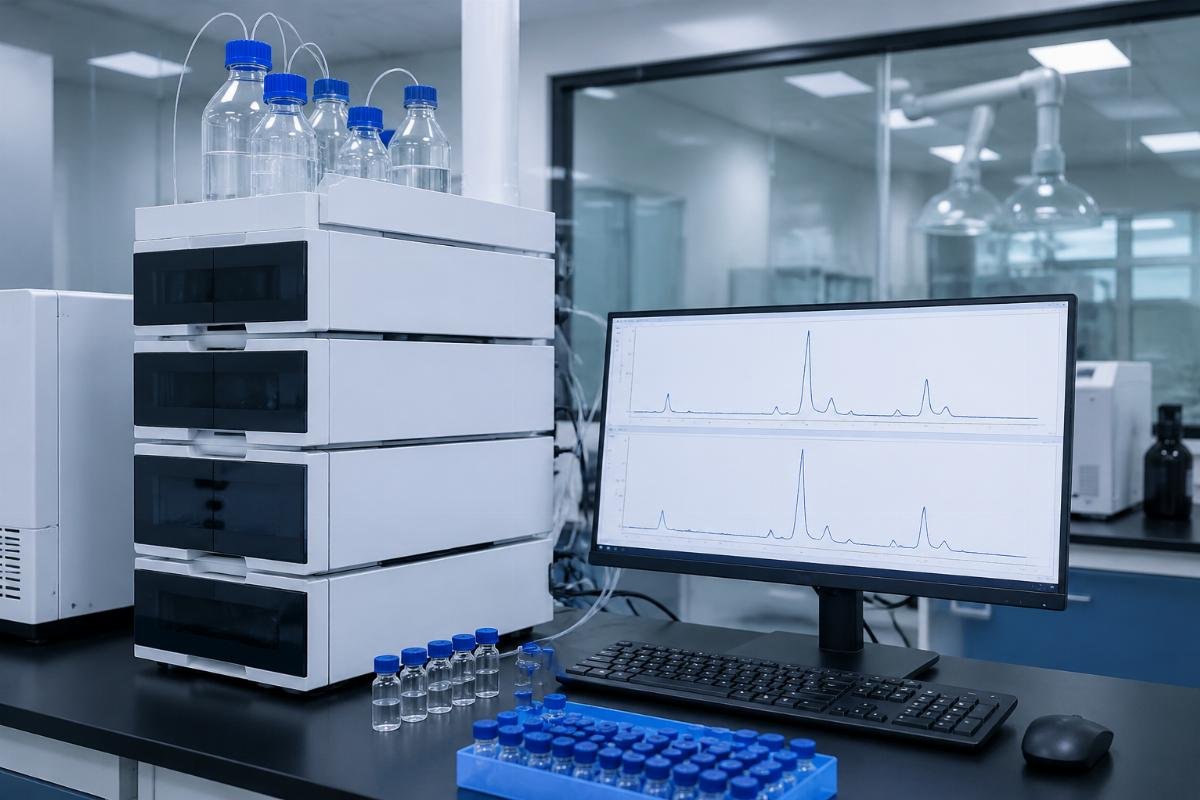 HPLC chromatogram comparison
