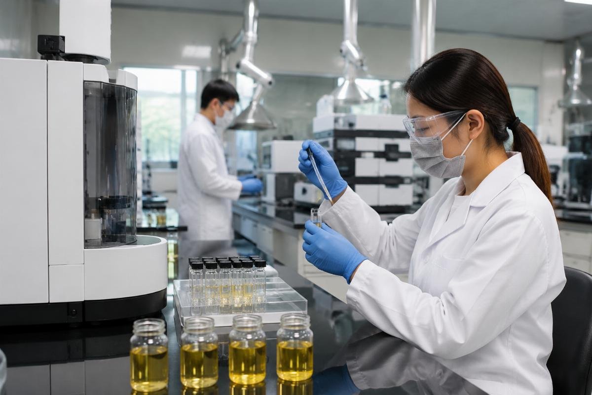 Test method validation workflow Real-time QC data comparison for additive batches