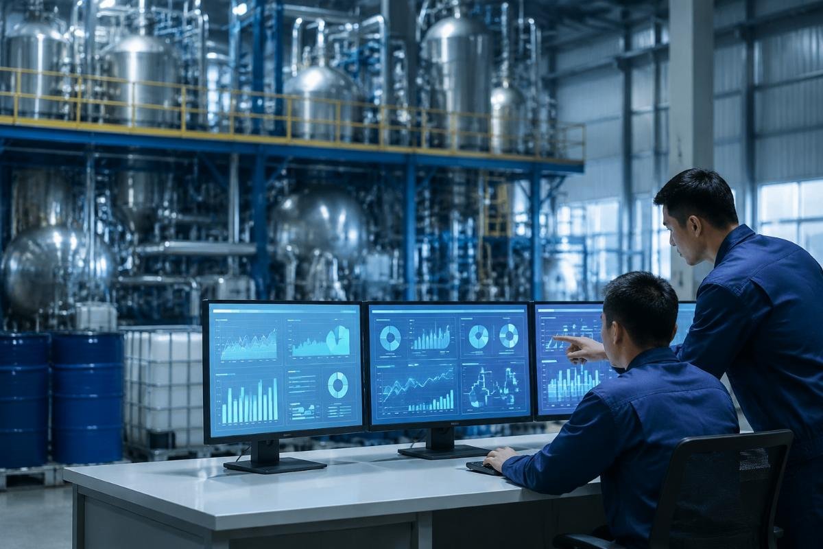 Time/cost savings from real-time chemical data integration Chemical procurement data transparency comparison